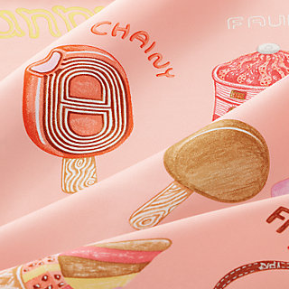HERMES エルメス スカーフ カレ70 FUNNY ICE CREAM Carré 70 Funny Ice Cream - Rosa | Hermès Italia